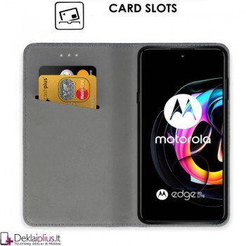 Telone atverčiamas dėklas - juodas (Motorola Edge 20 Lite) Telone atverčiamas dėklas - juodas (Motorola Edge 20 Lite)